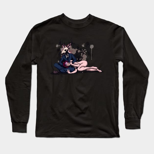 Deer Daddy: Shh Long Sleeve T-Shirt by LVBart